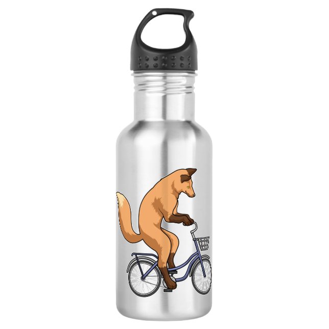 Garrafa Raposa com Bicicleta (Frente)