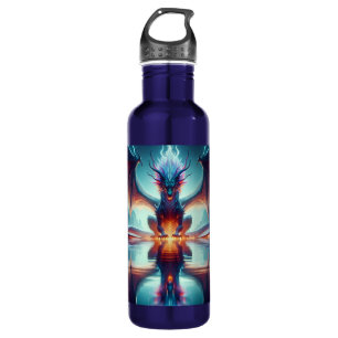 Garrafa Reflexão do Dragão Mágico Ai Art