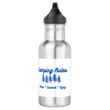 Regras de acampamento - Relaxe, Desencha, Desfrute