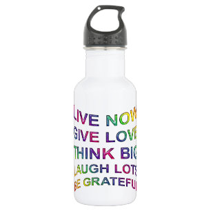Garrafa Regras De Vida