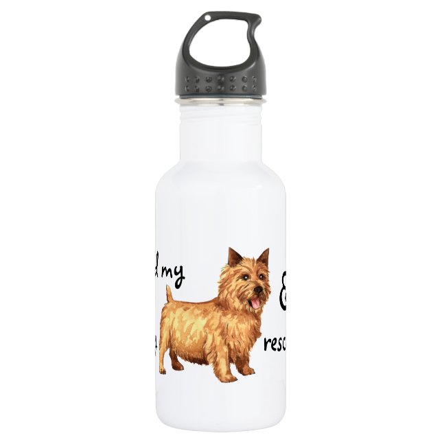 Garrafa Resgate NorwichTerrier (Frente)
