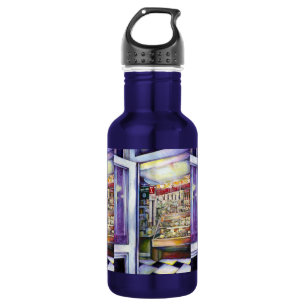 Garrafa Respiração a frio em um Deli quente