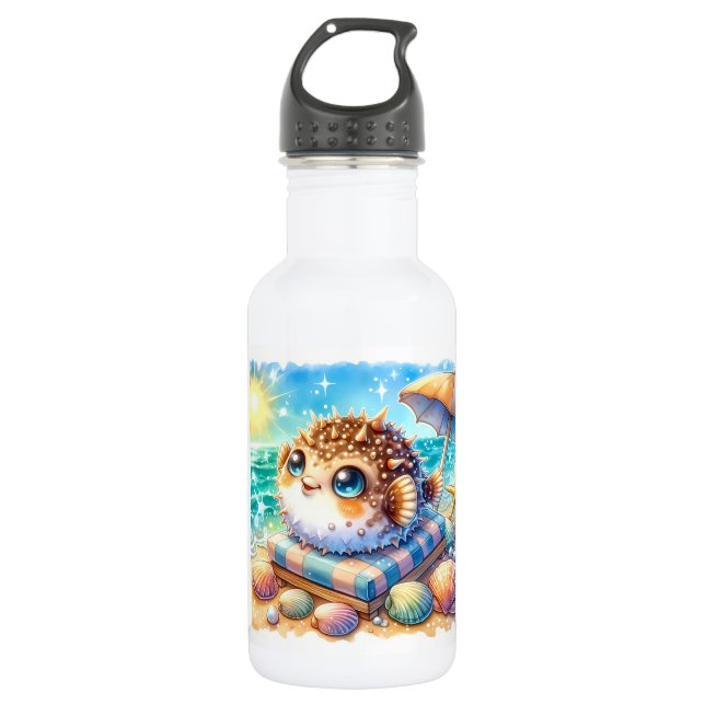 Garrafa Retretação personalizada do beachside (Frente)