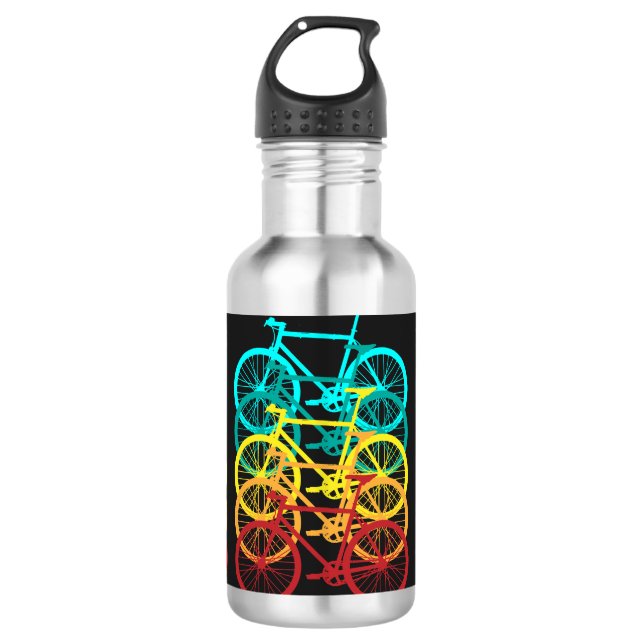 Garrafa Retro Cycling, Road Bike, (Frente)