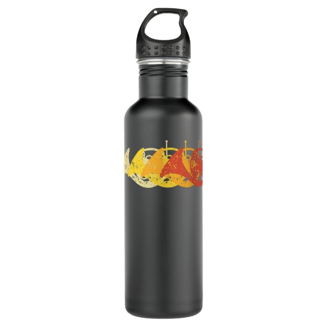 Garrafa Retro French Horn Player Hornist Brass Instrument  (Frente)