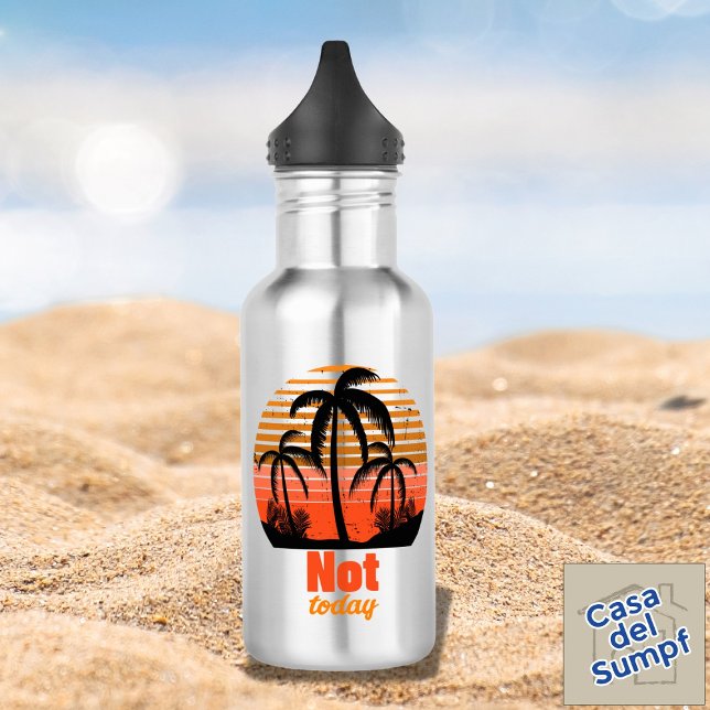 Garrafa Retro Sunset - Não hoje (Criador carregado)