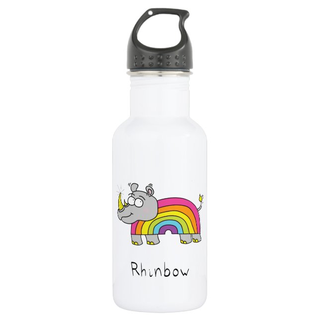 Garrafa Rhino Rainbow Cute Kids (Frente)