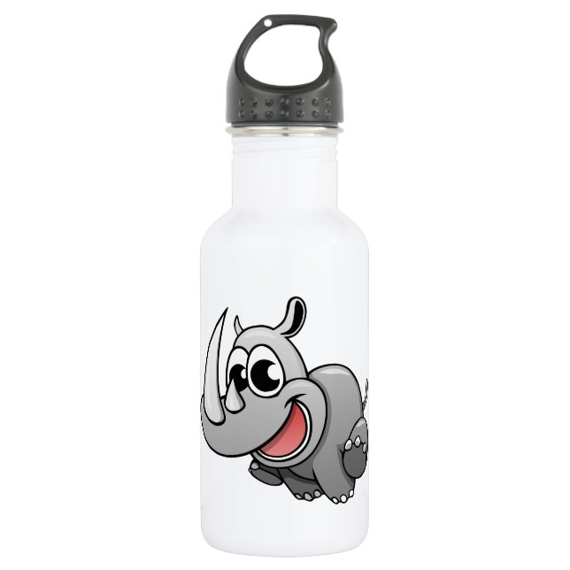 Garrafa Rinoceronte dos desenhos animados (Frente)