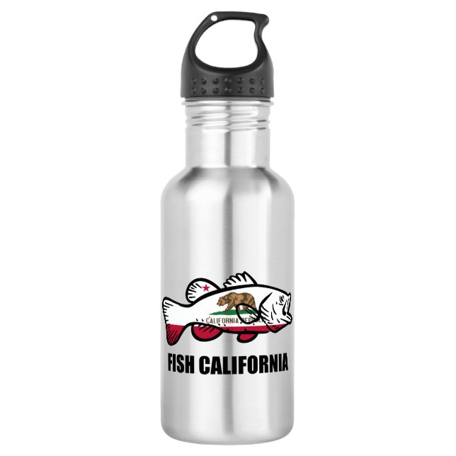 Garrafa Roba de Peixe California Bass (Frente)