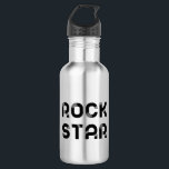 Garrafa Rockstar<br><div class="desc">Parece um Rockstar com este design de texto moderno e minimalista. Totalmente personalizável com suas cores favoritas.</div>