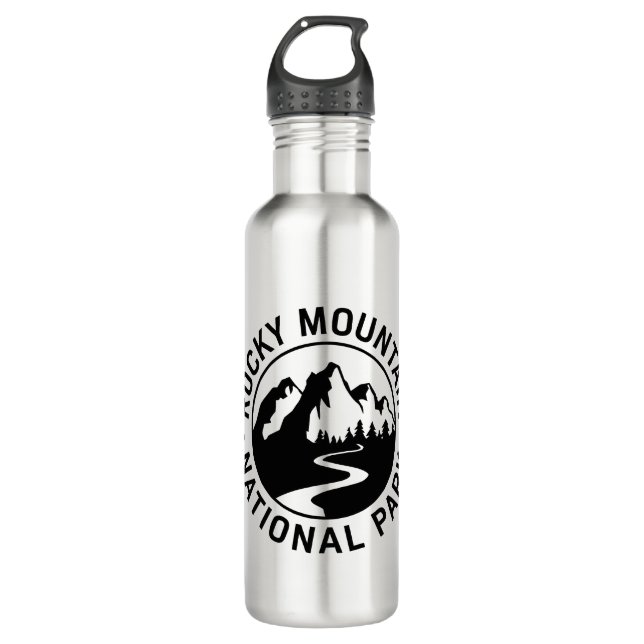 Garrafa Rocky Mountain National Park Emblem (Frente)