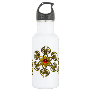 Garrafa ROSA DOURADA RUBI,Branco