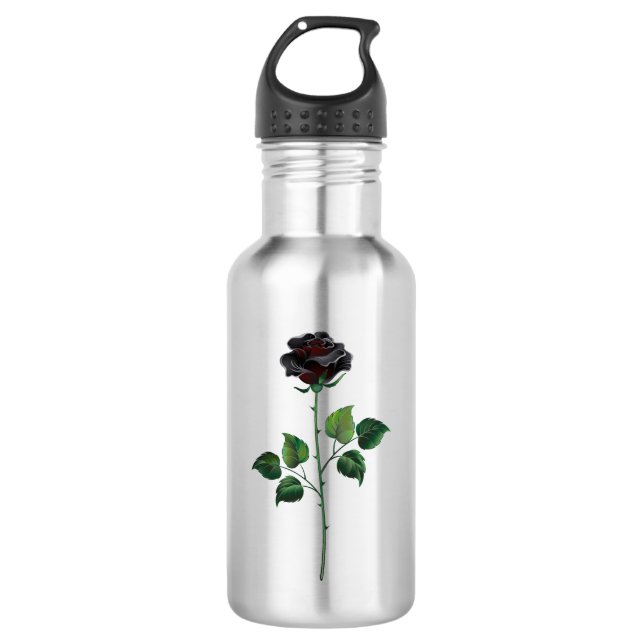 Garrafa Rosa preto (Frente)