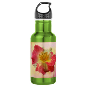 Garrafa Rosa Vermelha e Branca