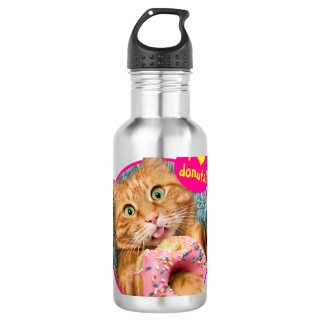 Garrafa Rosquinha para alimentação de gatos (Frente)
