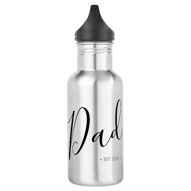 Garrafa Roteiro do Dia dos Pais Papai Personalizado (Esquerda)