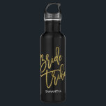 Garrafa Roteiro Dourado do brilho do tribo da noiva<br><div class="desc"></div>