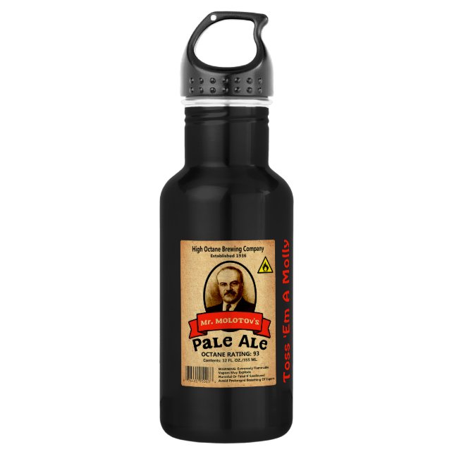 Garrafa Rótulo de Ale Pale do Sr. Molotov (Frente)
