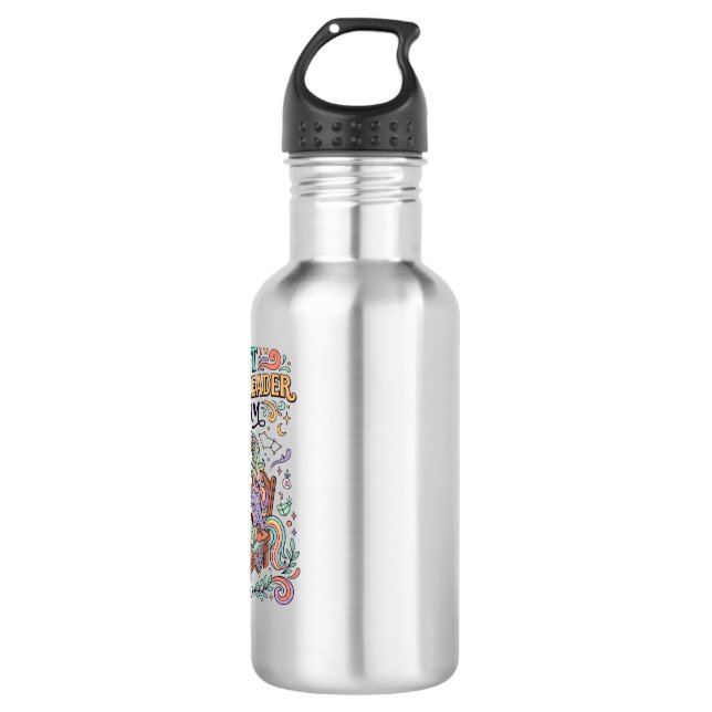 Garrafa Roupas Kawaii Premium Unicórnio Tarot Leitor de Un (Frente)
