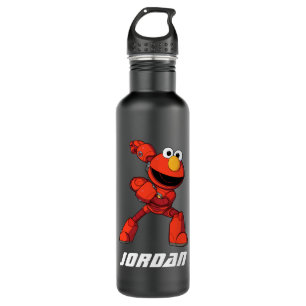 Garrafa Rua Sésamo Mecha Builders Elmo Adicionar nome