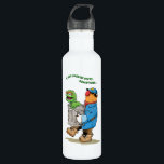 Garrafa Rua Sésamo | Oscar e Bruno o Lixo<br><div class="desc">Veja este design da Rua Sesame bonitinho com Oscar,  o Grouch,  e Bruno,  o homem do lixo.</div>