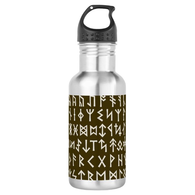 Garrafa Runas Futhark Antigas (Frente)