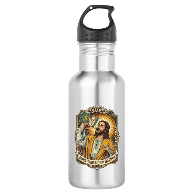 Garrafa Saco de Batata Frita Vazio de Jesus Comida de Bêba (Frente)