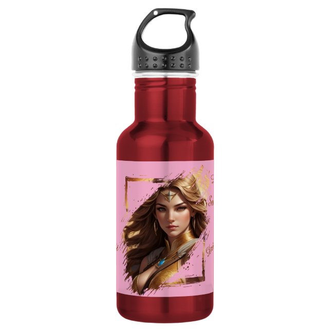 Garrafa Sagittarius Gift for Her-Sign Personalized Design (Frente)