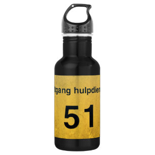 Garrafa saída de segurança do ufo