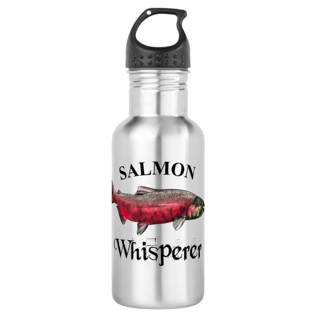 Garrafa Salmão Whisperer Light (Frente)