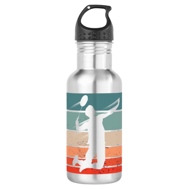 Garrafa Salto do Jogador de Badminton (Frente)