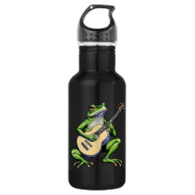 Sapo Engraçado Tocando Violão