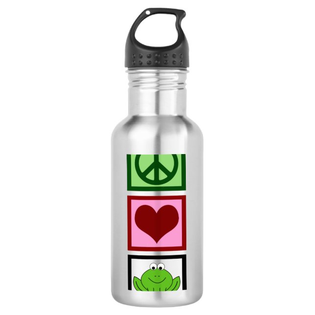 Garrafa Sapos de Paz e Amor (Frente)