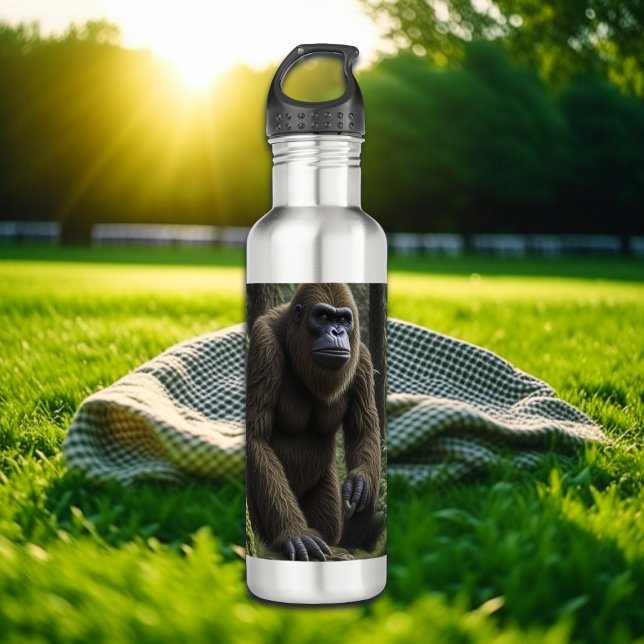Garrafa Sasquatch Bigfoot na floresta (Criador carregado)
