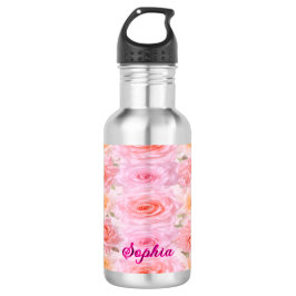 Garrafa Satin Roses Personalized Water Bottle