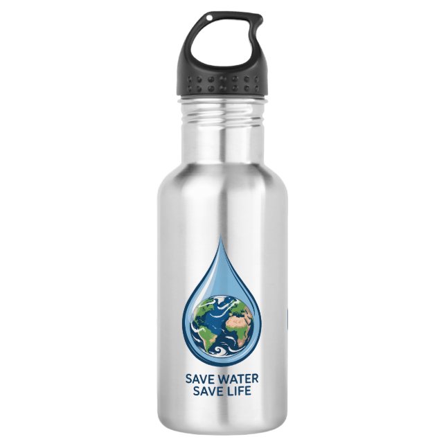 Garrafa Save Water Save Life (Frente)
