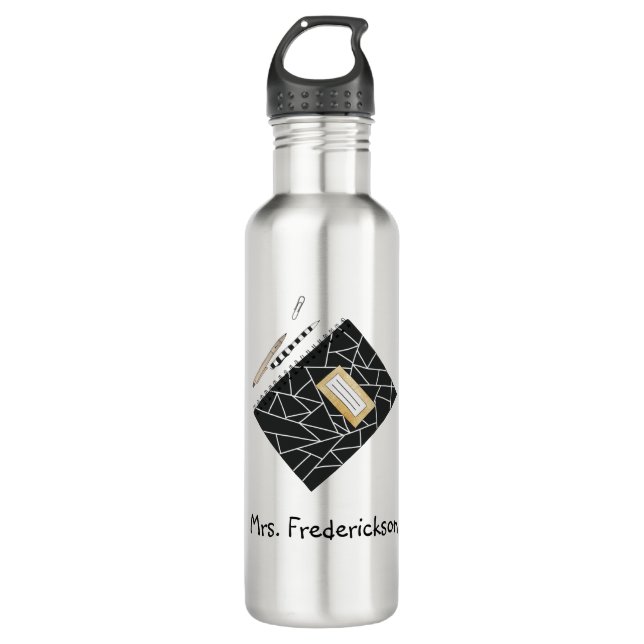 Garrafa School Notebook And Pencils Personalized (Frente)