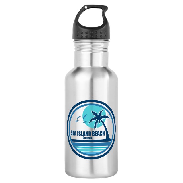 Garrafa Sea Island Beach Georgia Palm Tree Birds (Frente)