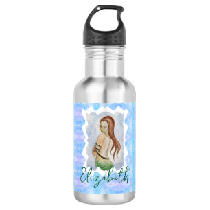 Garrafa Sereia Boho Personalizada Fantasia Oceânica