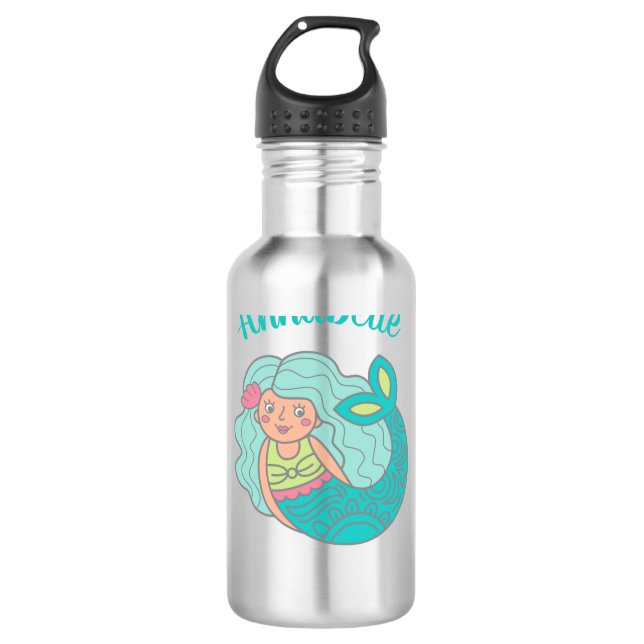 Garrafa Sereia Cuada Personalizada (Frente)