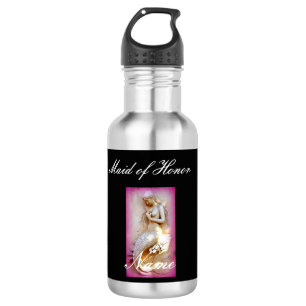 Garrafa Sereia de madrinha de casamento personalizada