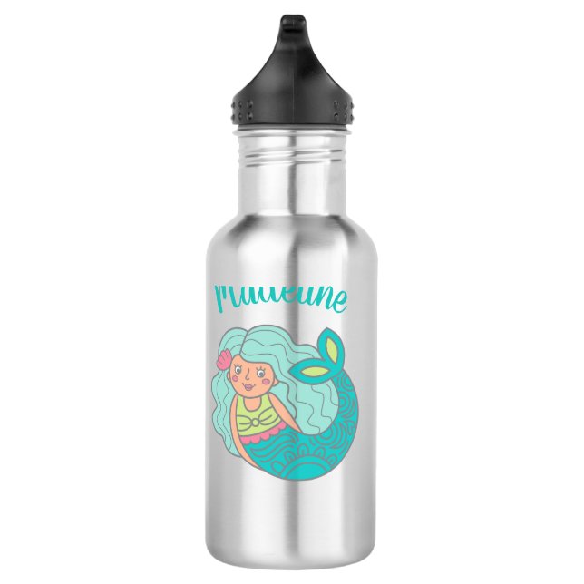 Garrafa Sereia Personalizada (Direita)