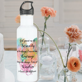 Garrafa Serenidade Oradora Água Aço Inoxidável Água B