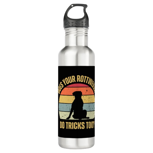 Garrafa Seu Rottweiler Também Faz Truques? (Frente)