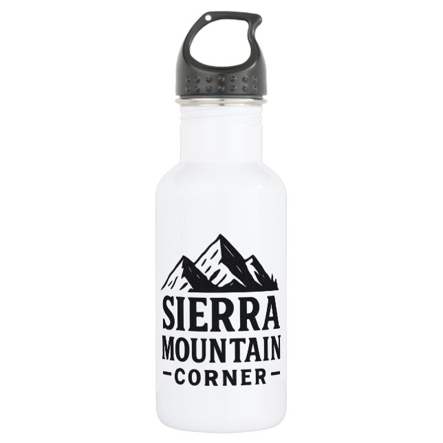 Garrafa Sierra Mountain Corner – Adventure Logo Design (Frente)