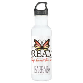 Garrafa Siga sua borboleta de sonhos