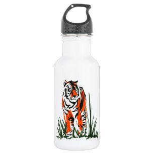 Garrafa Silkscreen do tigre