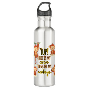 Garrafa Sim! Este é meu circo Estes são meus quatro macaco