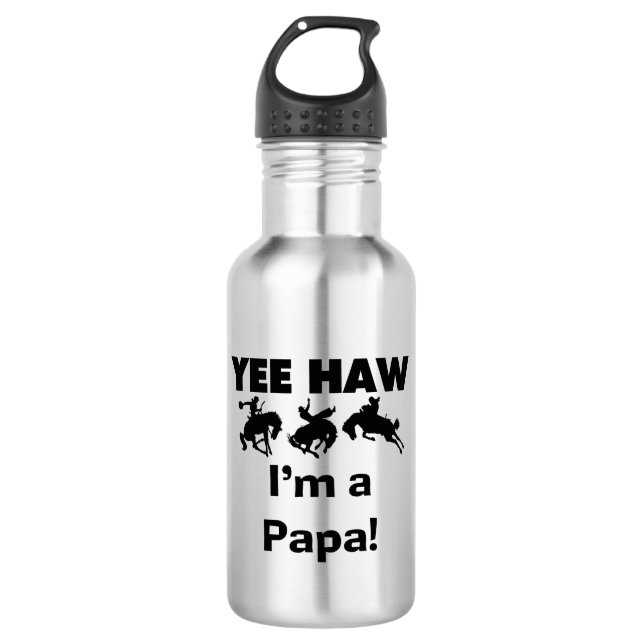 Garrafa Sim Haw, sou um Papa T-shirts e (Frente)