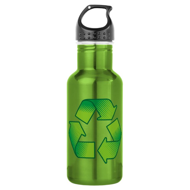 Garrafa Símbolo de reciclagem (Frente)